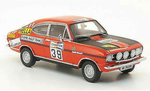 Opel Kadett B B 1/43 Schuco Rally No.39 Blomquist/Blomquist Rally Zweden 1971 modelauto