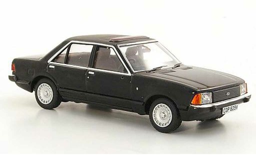 Ford Granada Berlina 1/43 Vanguards MkII 2.8i Ghia zwart RHD 1978 modelauto