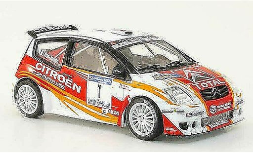 Citroen C2 S1600 1/43 Hachette No.1 Total Rally d'Antibes 2007 modelauto