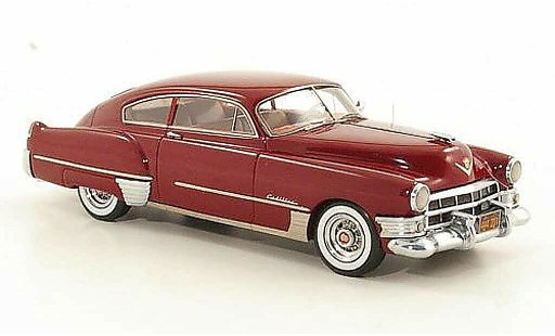 Cadillac Serie 62 Coupe 1/43 Neo 1949 Club Sedanet rood modelauto