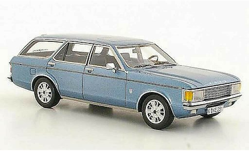Ford Granada Turnier 1/43 Neo Mk I grijsblauw 1972 modelauto