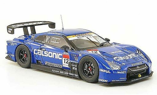 Nissan Skyline R35 1/43 Ebbro Impul GT-R No.12 Calsonic Super GT500 Runde 2 Fuji 2011 modelauto