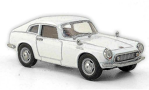 Honda S600 Coupe 1/43 Ebbro wit modelauto