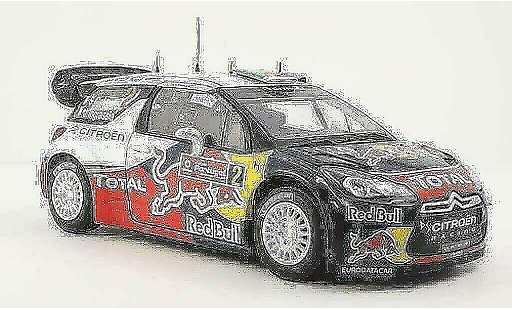 DS Automobiles DS3 WRC 2011 1/18 Norev No.2 Red Bull / Total S.Ogier / J.Ingrassia Rally Portugal modelauto