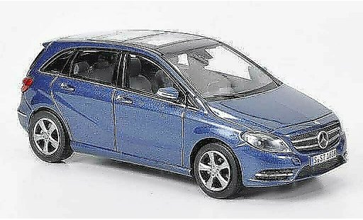 Mercedes Classe B Base 1/43 Norev B180 blauw 2011 modelauto
