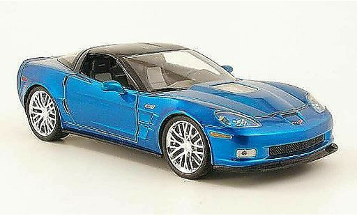 Chevrolet Corvette ZR1 1/18 Jada Toys C6 blauw/carbon phares 2009 modelauto