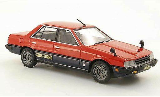 Nissan Skyline 2000 1/43 Hi Story Sedan Turbo rood/blauw RHD 1983 modelauto