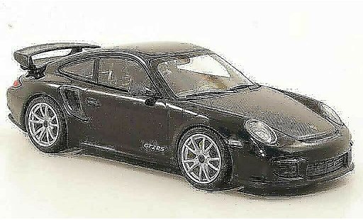 Porsche 911 GT2 RS 1/43 Minichamps 2010 (II) zwart/carbonoptik grijs ne Felgen modelauto