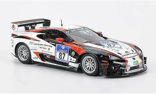 Lexus LFA Gazoo Racing 1/43 Minichamps No.87 Kinoshita/Wakisaka/Lotterer 24h Nurburgring 2011 modelauto