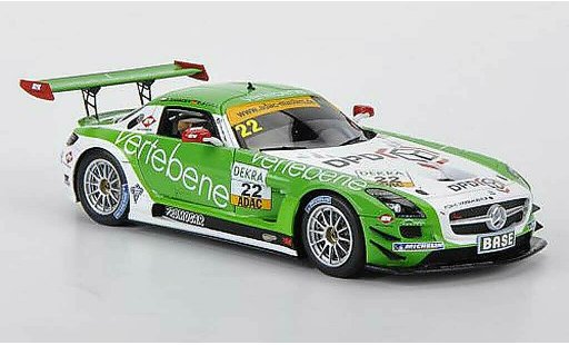 Mercedes SLS GT3 1/43 Minichamps AMG No.22 MS Racing D.Sigacev / F.Stoll ADAC GT Masters 2011 modelauto