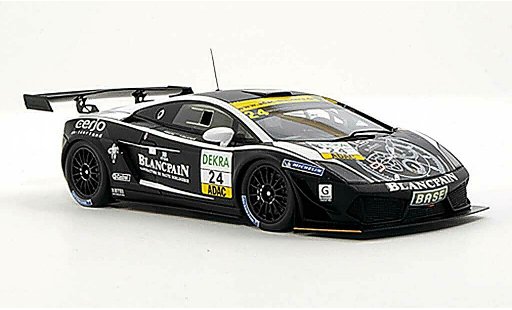 Lamborghini Gallardo LP600-4 1/43 Minichamps No.24 Reiter Engineering M.A.Hayek / P.Kox ADAC GT Masters-Saison 2011 modelauto