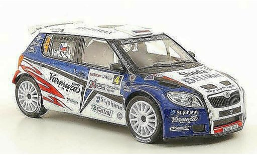 Skoda Fabia S2000 1/43 Abrex No.4 Delimax Valousek/Hruza Rally Valasska 2010 modelauto