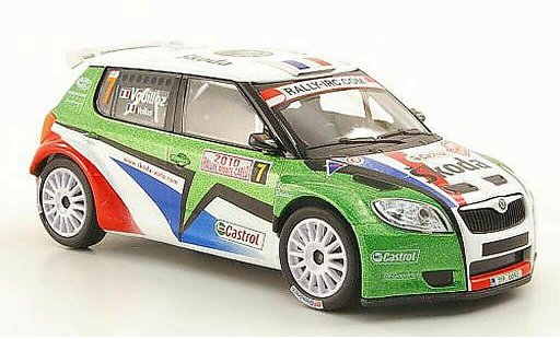Skoda Fabia S2000 1/43 Abrex No.7 Vouilloz/Veillas Rally Monte Carlo 2010 modelauto