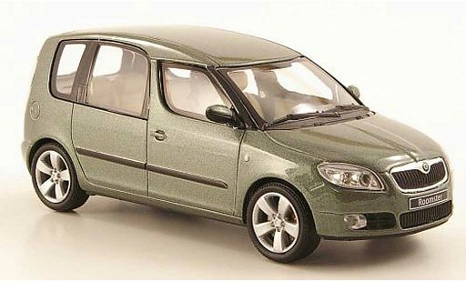 Skoda Roomster Base 1/43 Abrex olijfgroen 2006 modelauto