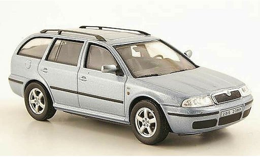 Skoda Octavia Combi 1/43 Abrex Tour blauw modelauto