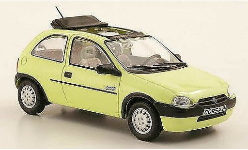 Opel Corsa B Swing 1/43 Hachette B geel (ohne Magazin) 1993 modelauto