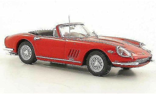 Ferrari 275 GTB/4 1/43 Best Spider rood S.McQueen modelauto