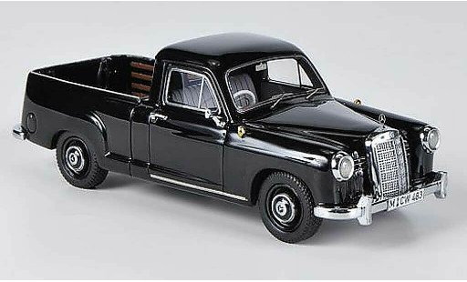 Mercedes 180 Bakkie 1/43 Neo (W120) zwart gelimiteerd Auflage 300 modelauto