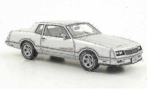Chevrolet Monte Carlo special edition 1/43 American Excellence SS grijs gelimiteerd Auflage 500 1986 modelauto