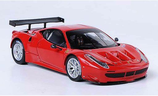 Ferrari 458 Italia GT2 1/43 Hot Wheels Elite Presentationsfahrzeug rood (Elite) modelauto