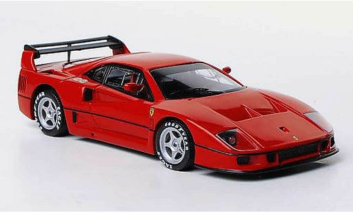Ferrari F40 Test Car 1/43 Hot Wheels Elite Competizione Presentationsfahrzeug rood modelauto