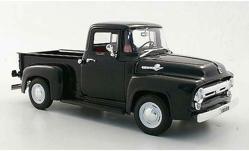 Ford F-100 Pickup 1/18 Welly 00 Pick Up zwart 1956 modelauto