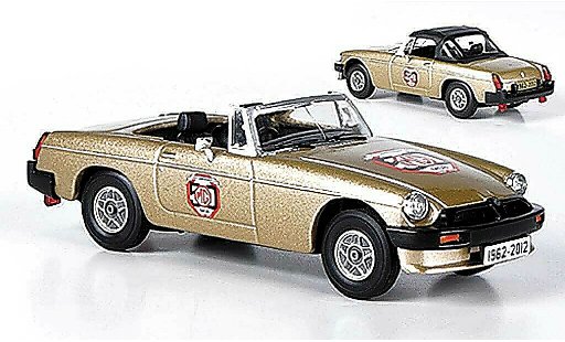 MG B Base 1/43 Vanguards gold ''50th verjaardag Model'' modelauto