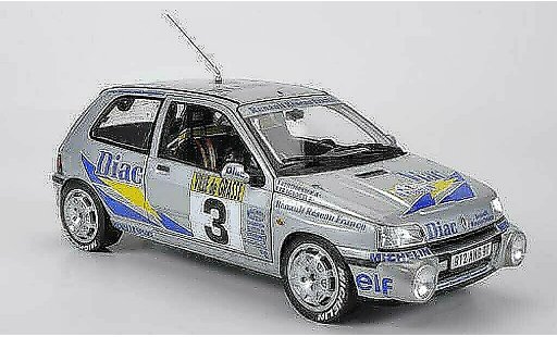Renault Clio 16S 1/18 Norev No.3 Diac Ragnotti / Thimonier Rally Grasse Alpin 1991 modelauto