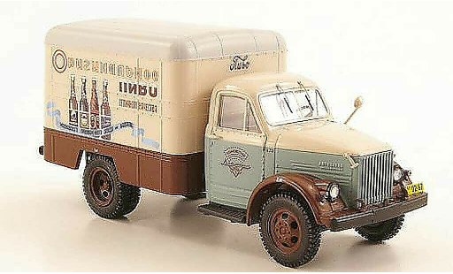 Gaz 51 Kasten 1/43 DIP Models Bestelwagen Bier 1950 modelauto