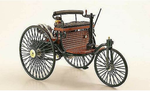 Mercedes Patent Base 1/18 Norev Benz Motorwagen groen modelauto