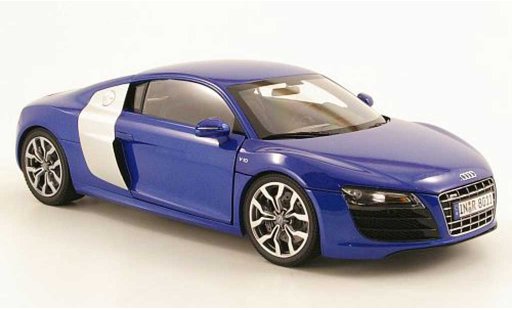 Audi R8 4.2 fsi 1/18 Kyosho 5.2 quattro blauw modelauto