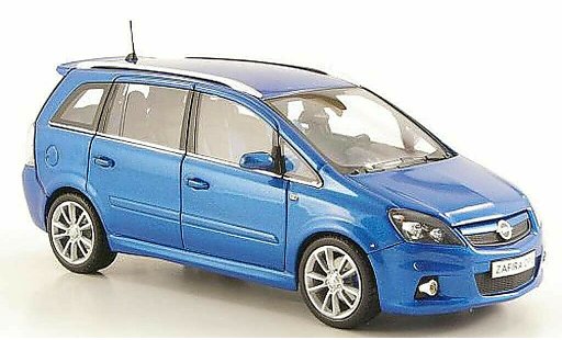 Opel Zafira B 1/43 Minichamps OPC blauw modelauto