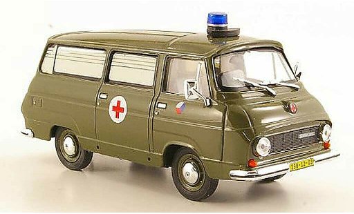Skoda 1203 Ambulanz 1/43 Abrex Rettungswagen Tschechische Armee modelauto