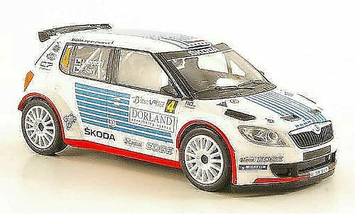 Skoda Fabia S2000 1/43 Abrex No.4 Kopecky/Stary Valasska Rally 2011 modelauto