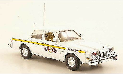 Dodge Diplomat police 1/43 First Response Illinois State Politie 1985 modelauto