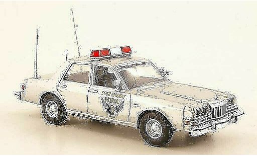 Dodge Diplomat police 1/43 First Response Ohio State Highway Patrol 1985 modelauto
