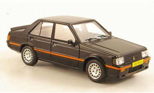 Mitsubishi Lancer 2000 Turbo 1/43 Neo EX SB zwart 1980 modelauto