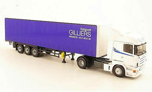 Scania Serie R Highline 1/43 Eligor HighlineTransports Gilliers Gardinenplanen-SZ modelauto