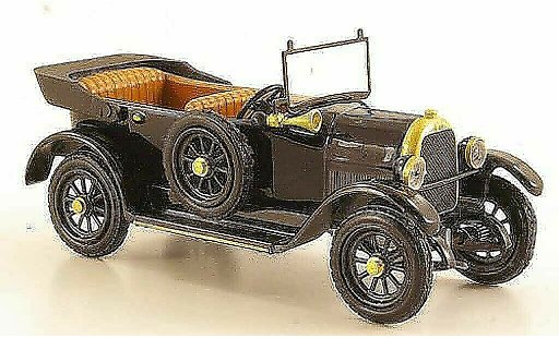 Fiat 501 Sport 1/43 Rio zwart avec Figur 1925 modelauto