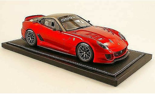 Ferrari 599 XX 1/18 BBR Models rood/grijs 2009 modelauto