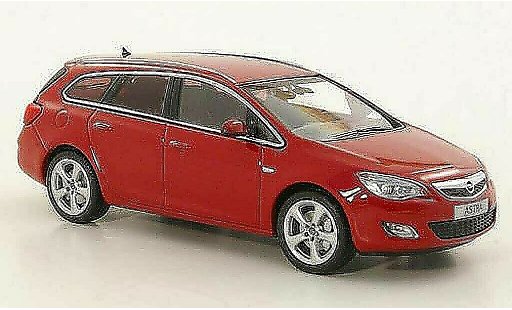 Opel Astra Sports Tourer 1/43 Minichamps Sportstourer rood 2010 modelauto
