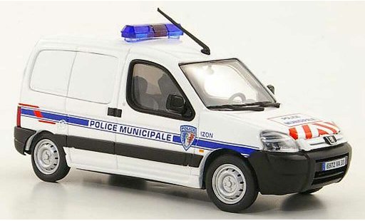 Peugeot Partner Base 1/43 Eligor bestelwagen Politie Municipale d'Izon (F) Politie modelauto