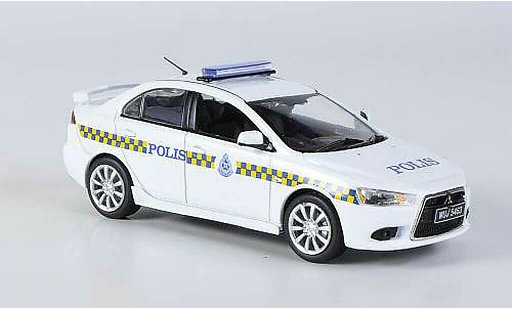 Mitsubishi Lancer Base 1/43 Vitesse Malaysia Politie 2009 modelauto