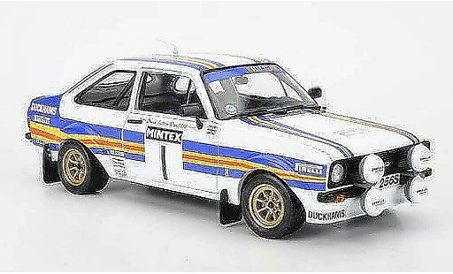Ford Escort RS 1800 1/18 Sun Star No.1 rothmans Mintex Internatinal Rally 1981 P.Airikkala/P.Short modelauto