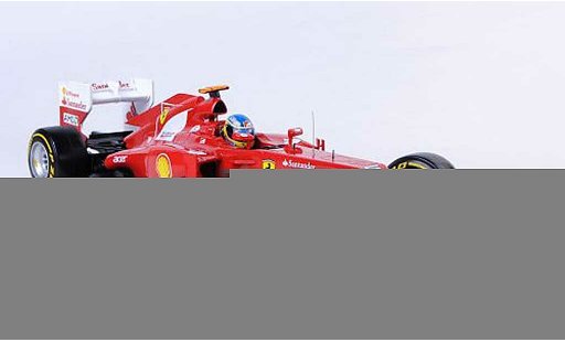 Ferrari F1 F2012 1/18 Hot Wheels No.5 F.Alonso Saison modelauto