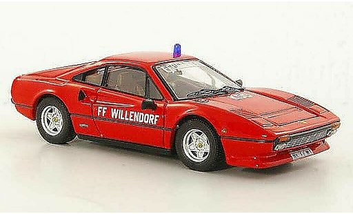 Ferrari 308 GTB 1/43 Best Freiwillige Brandweer Willendorf (A) 1983 modelauto