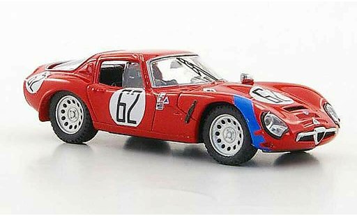 Alfa Romeo Giulia TZ2 1/43 Best No.62 Bianchi / Consten Sebring 1966 modelauto