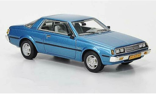 Mitsubishi Sapporo Base 1/43 Neo MkI Coupe blauw 1982 modelauto