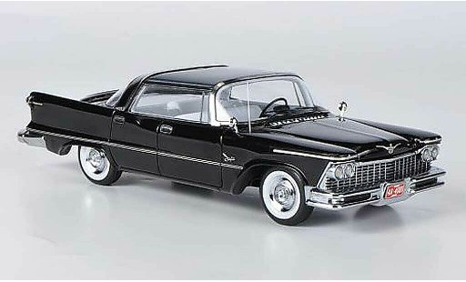Imperial Crown Southampton Base 1/43 Neo 4-portes zwart/grijs 1957 modelauto