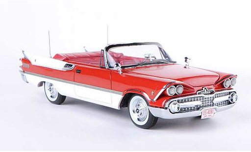 Dodge Custom Royal Lancer Cabriolet 1/43 Neo rood/wit 1959 modelauto